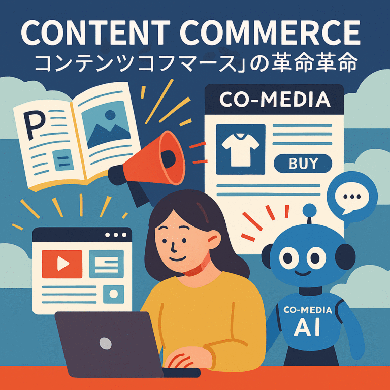 W2新サービス「Co-media」が切り拓くコンテンツコマース革命 Copilot 20251001 100632 768x768