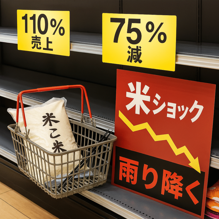 米ショックの深層:スーパーを襲う静かな危機 Copilot 20251003 141122 768x768