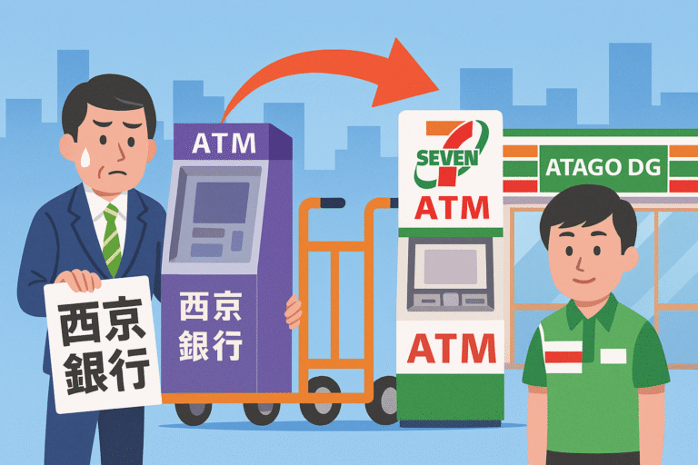 セブン銀行、日経スクープが告げた号砲 Copilot 20251010 183913 768x512