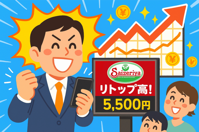 サイゼリヤ株がストップ高! Copilot 20251016 212654 768x512