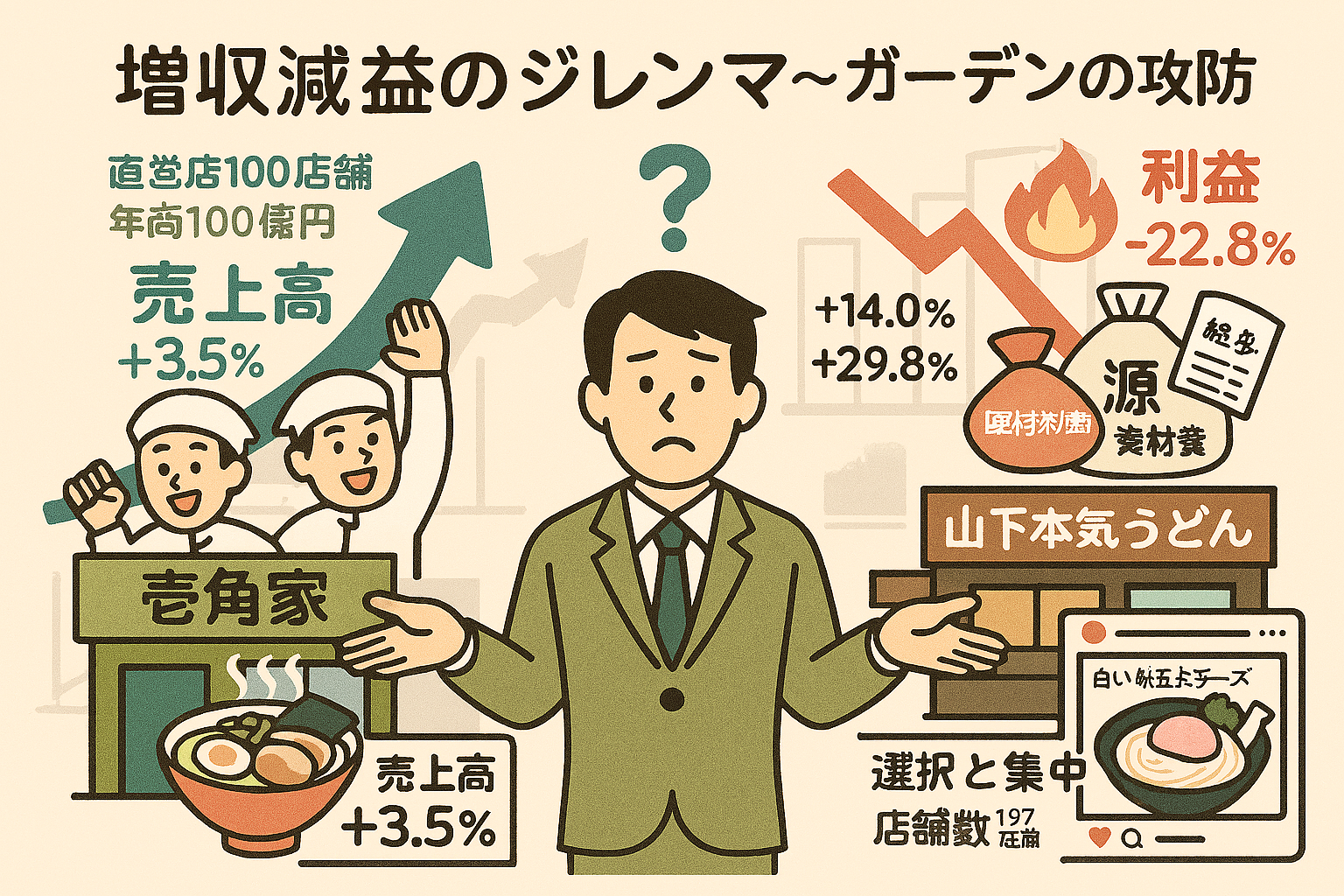 ガーデン決算、増収減益のジレンマ Copilot 20251018 195425